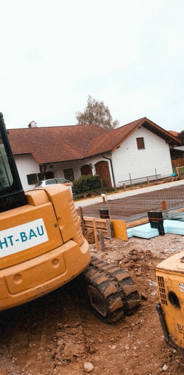 Bodenplatte Vorbereitung – Rohbau & Betonbau